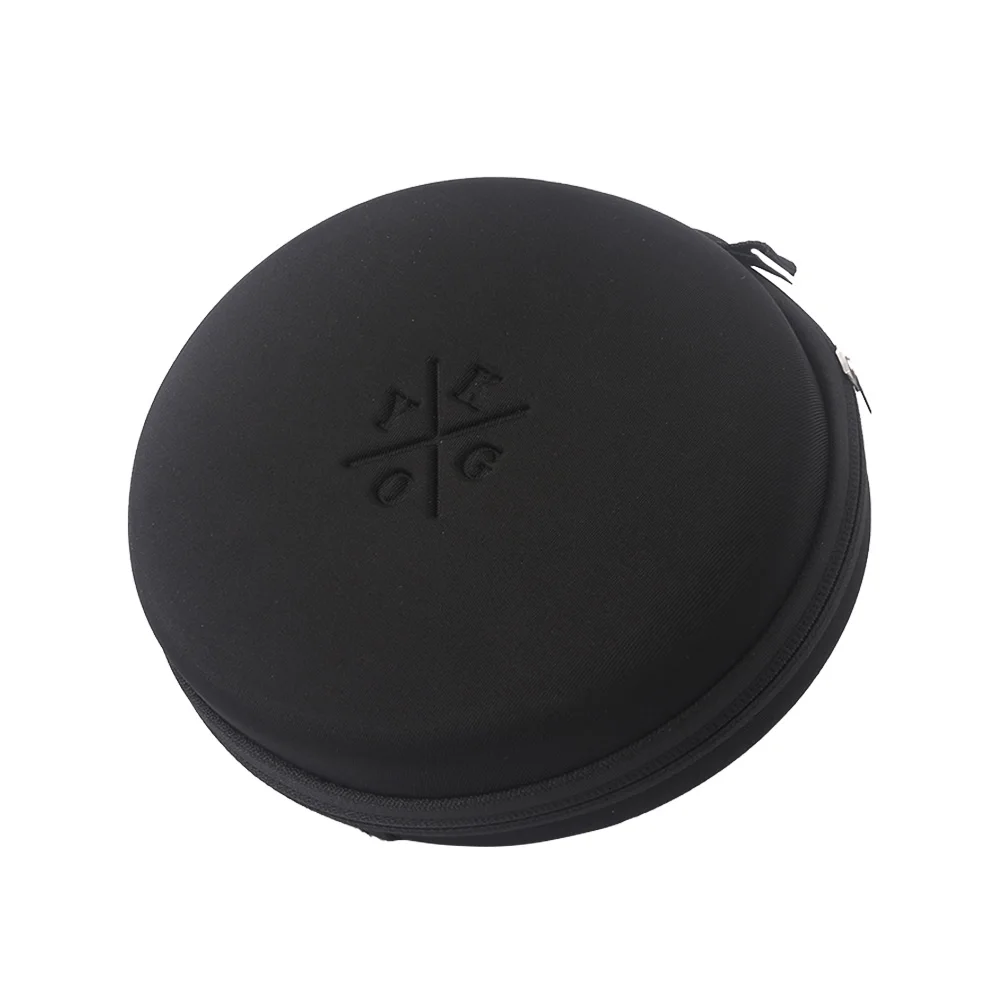 custom carrying round earphone small storage zipper eva hard case eva zip case round eva case