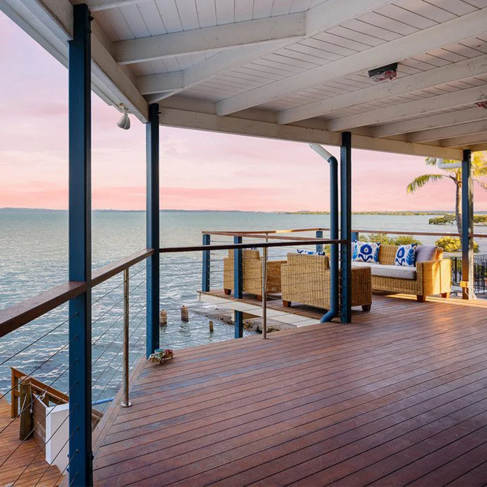 Stainless steel cable railing accessories for deck railing