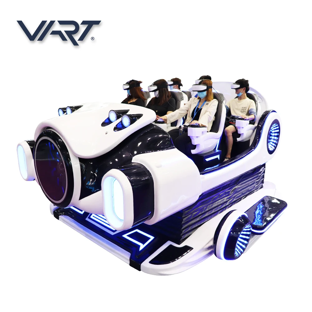 360 Degree Vr Gaming Machine 9D Cinema Game Equipment 9Dvr 360 Virtual Reality 6Dof Vr Cinema Starship Vr 6 Seats