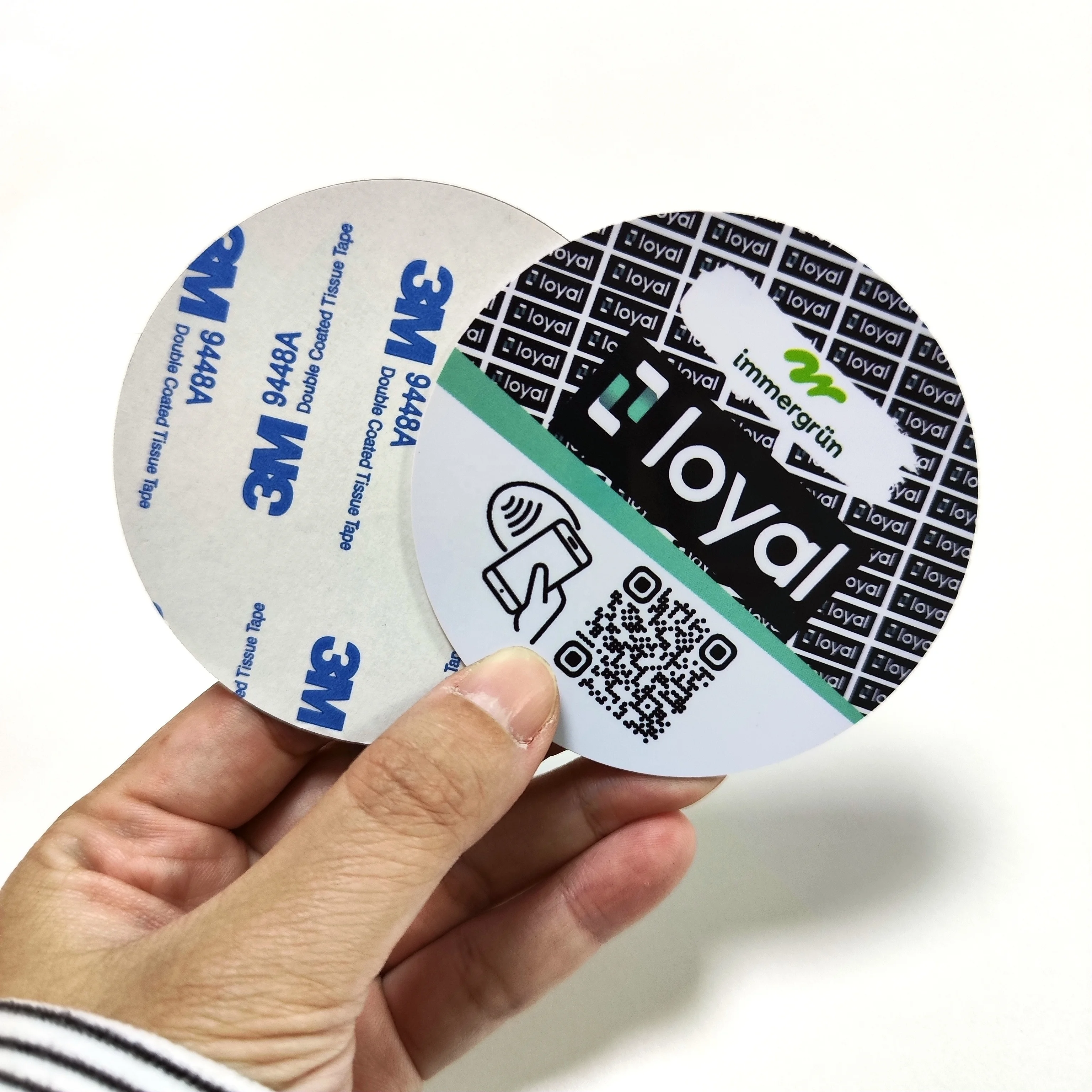 No MOQ Tripadvisor Reviews Tag NFC Tag PVC Card With Chip NTAG215 For Restaurant Store
