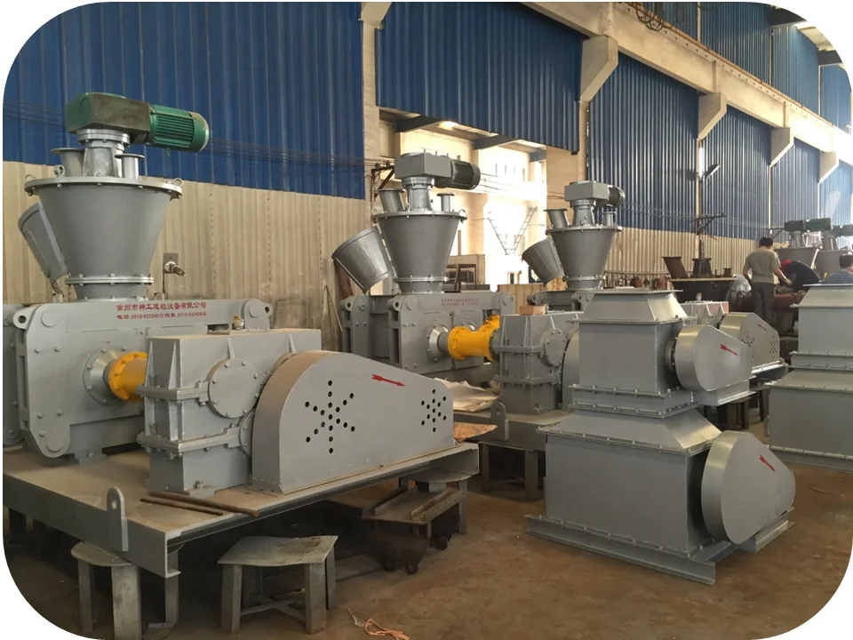 Chemicals mineral ore powder steel slag dry powder double roller compression