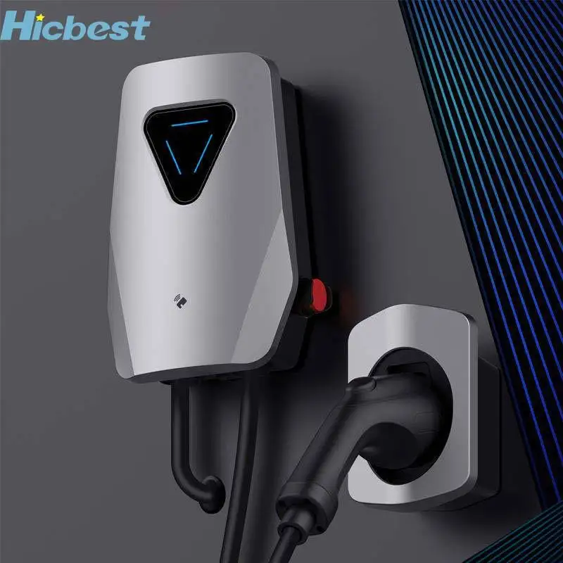 Wallbox 32A EV Charging Pile 7kw Type 2 OCPP RFID EV Charger Station Floor-mounted New Energy Vehicle Chargers