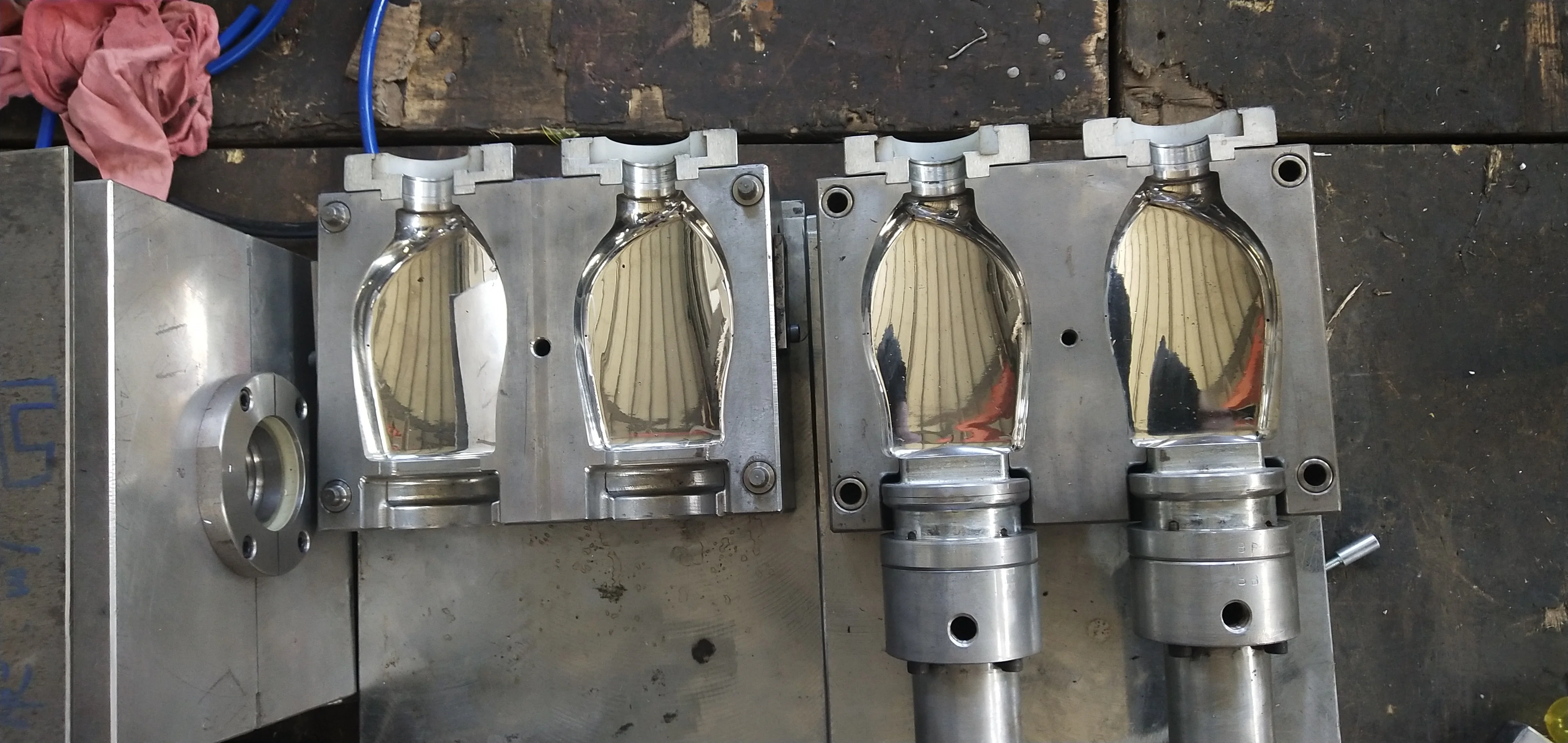 semi-automatic full automatic pet blow moulding machine blow mold bottle mold