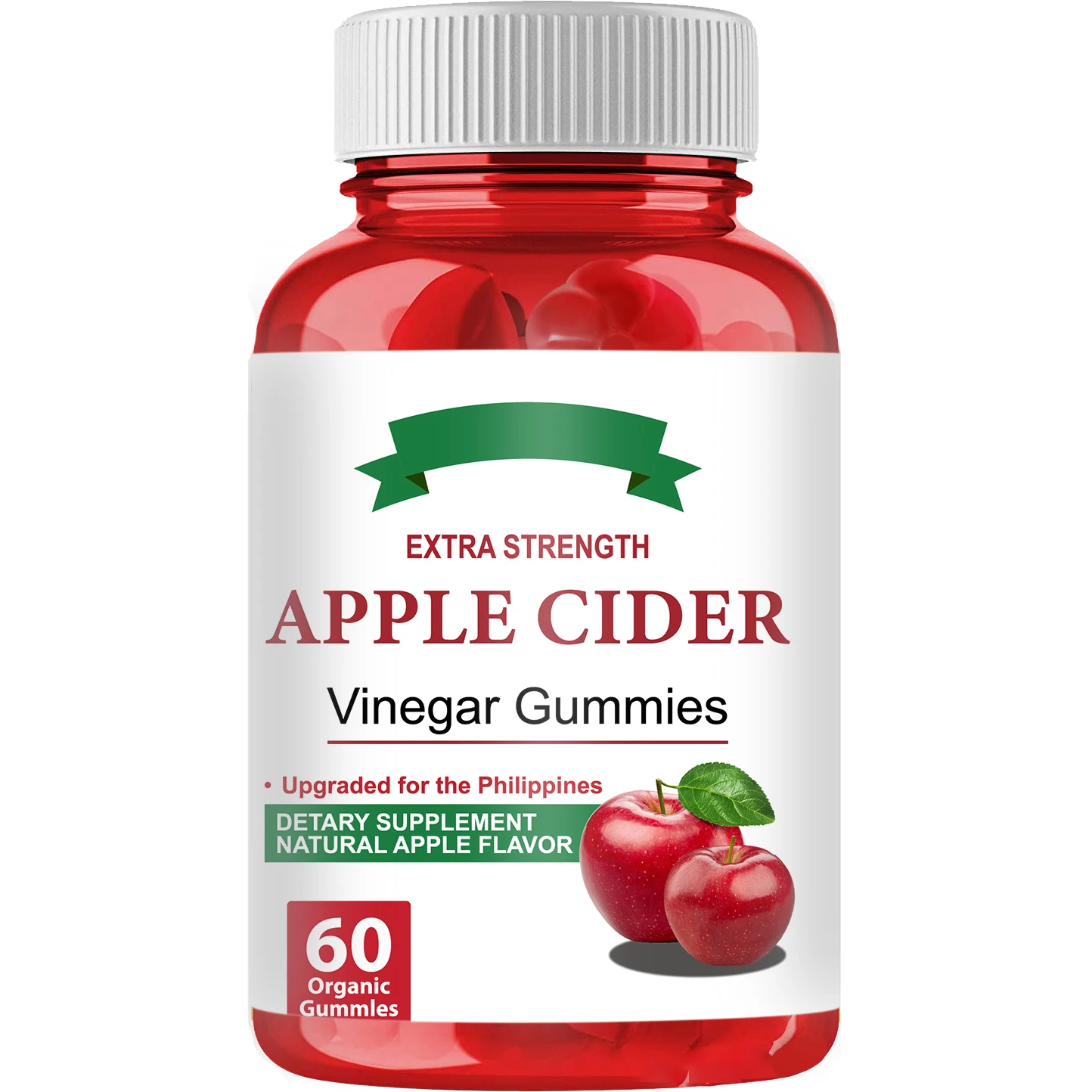 OEM wholesale apple cider vinegar gummies for digestion extra strength help detox & cleanse ACV dietary supplements