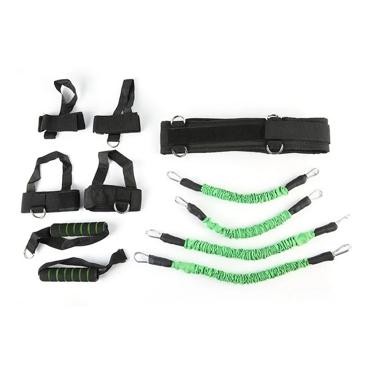 11PCS Resistance Bands Stretching Strap Set For Leg Waist Bouncing Training Tools For Boxing Training Latex Resistance Bands