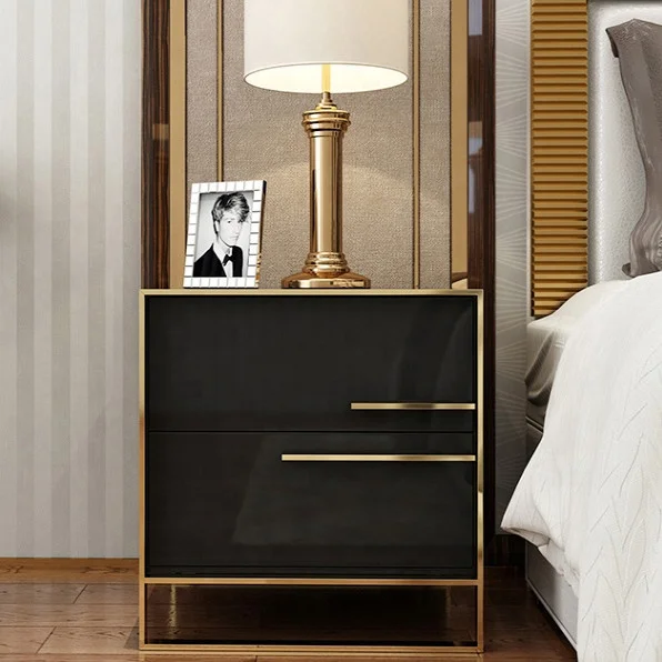 Modern Luxury Nightstands Living Room Bedroom Side Table with Drawer Bedside Table Wooden nightstands