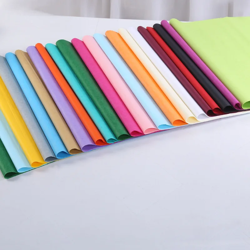 MG & MF black colored tissue paper with customized pattern