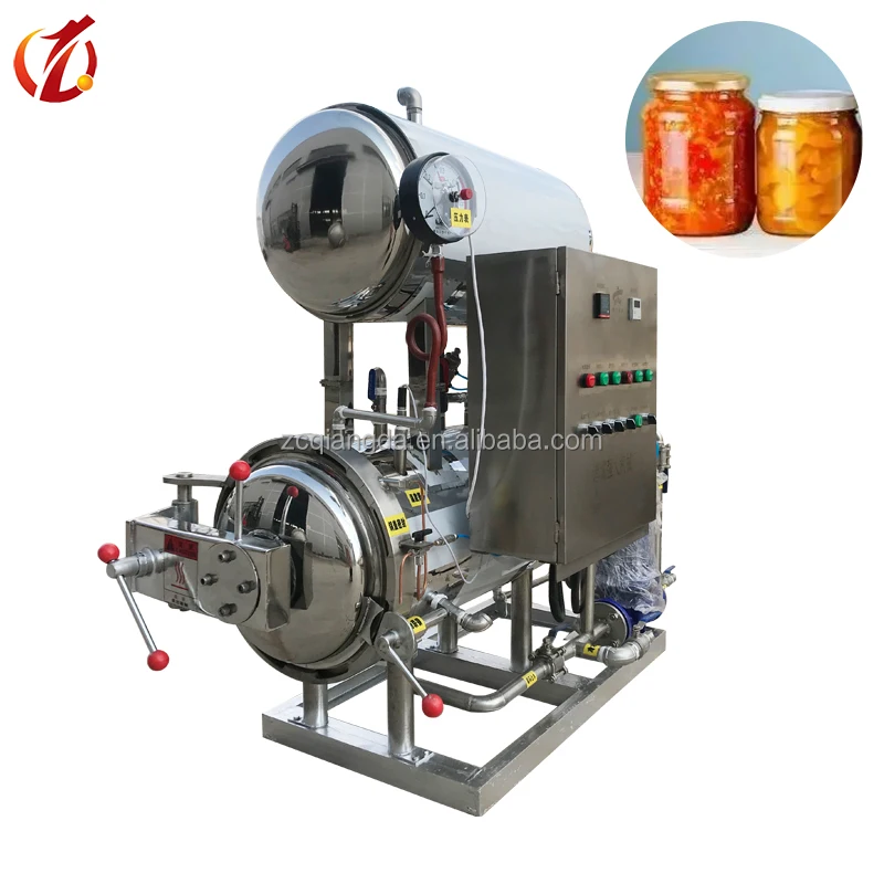 Water bath high temperature sterilizer for pet food Sterilizer autoclave for canning retort machine