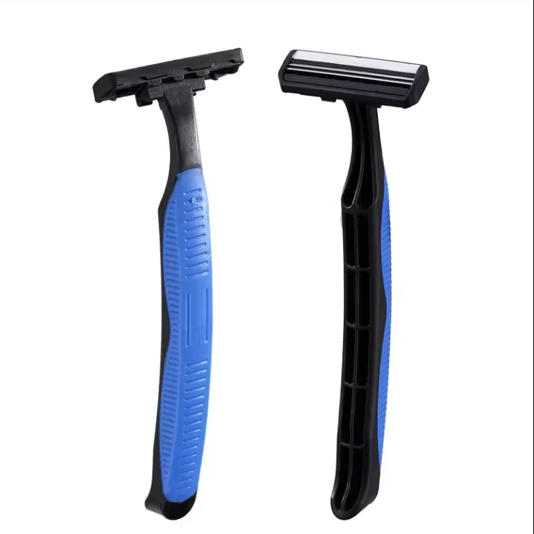 Double Blade Face Razor Wholesale Manual Disposable Shaving Rubber Razor