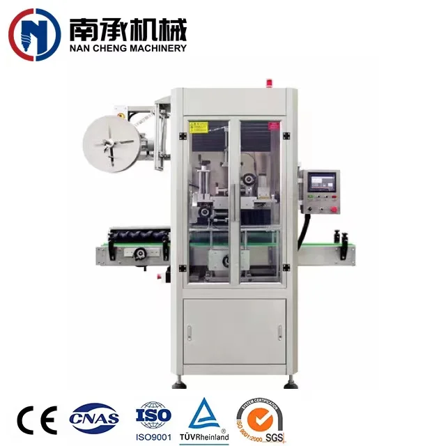 Automatic Carbonated Beverage Beer Can Pure Mineral Still Drink Soda Water Bottle mini shrink sleeve label dispenser machine