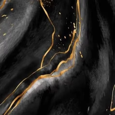 New Design UV Board Black Gold PVC Plate Faux Marble Sheet For Wall Renovation Decoration