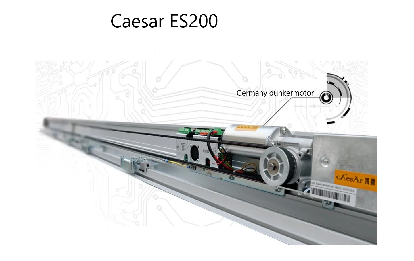 Инструкции по установке Caesar es200 система автомобильных ворот от китайского производителя