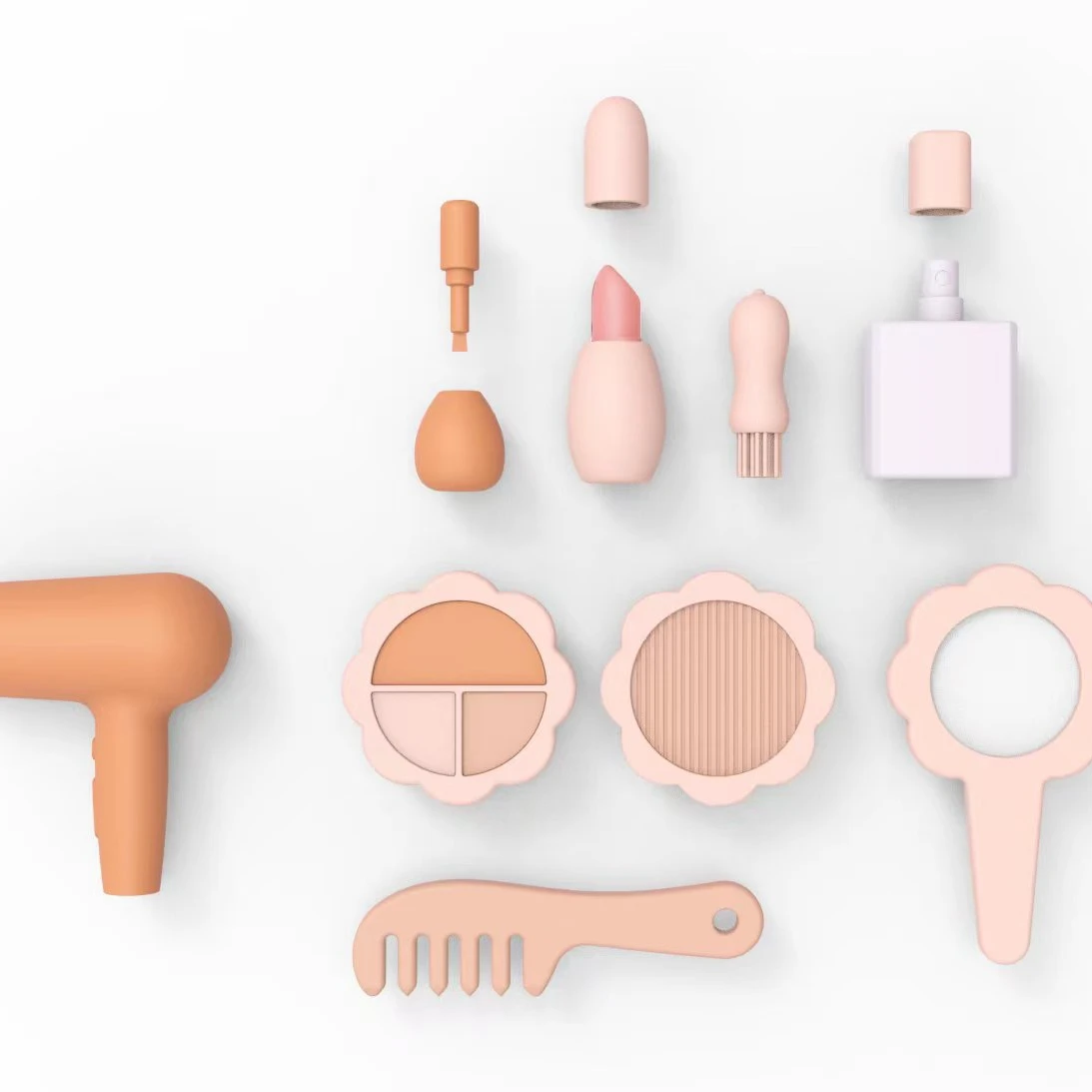 Силиконовый набор для макияжа девочек