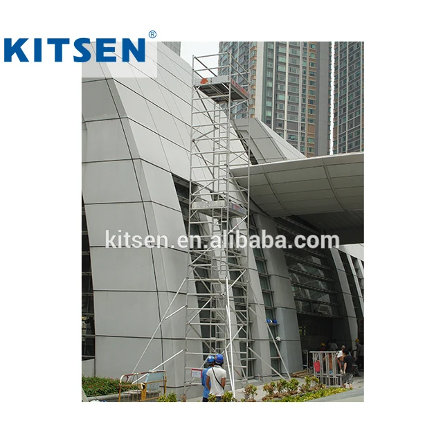 DIY Aluminium Scaffold Tower with Trapdoor Platform