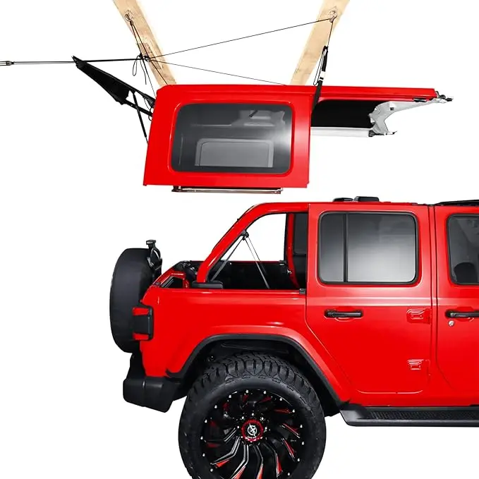 Подъемник для джипа с жестким верхом, совместимый со всеми моделями Jeep Wrangler JK JL, поддерживает 8-16 футов