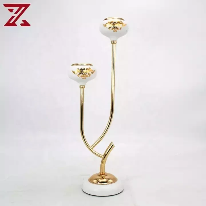 hot selling candle holder metallic products branch tea lights candle holder luxury metal sticks candles