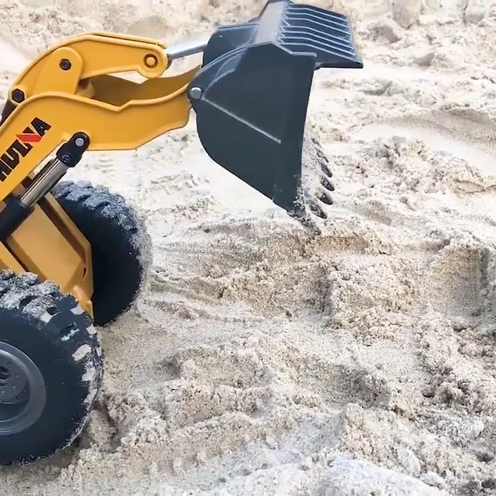 22 канала Huina 1583 Радиоуправляемый колесный погрузчик RC грузовики игрушки US Stocks