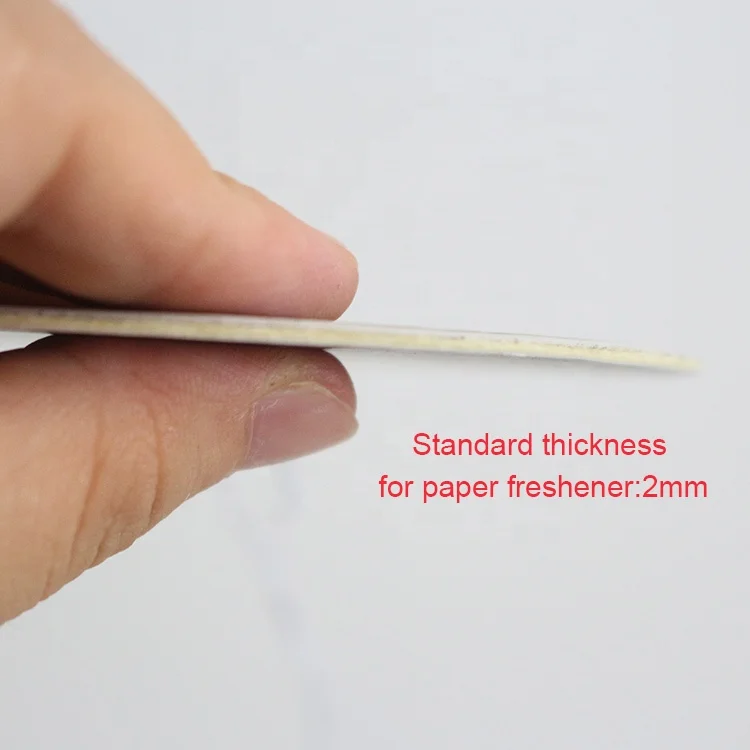 Cheap organic natural scented wholesale air freshener paper car