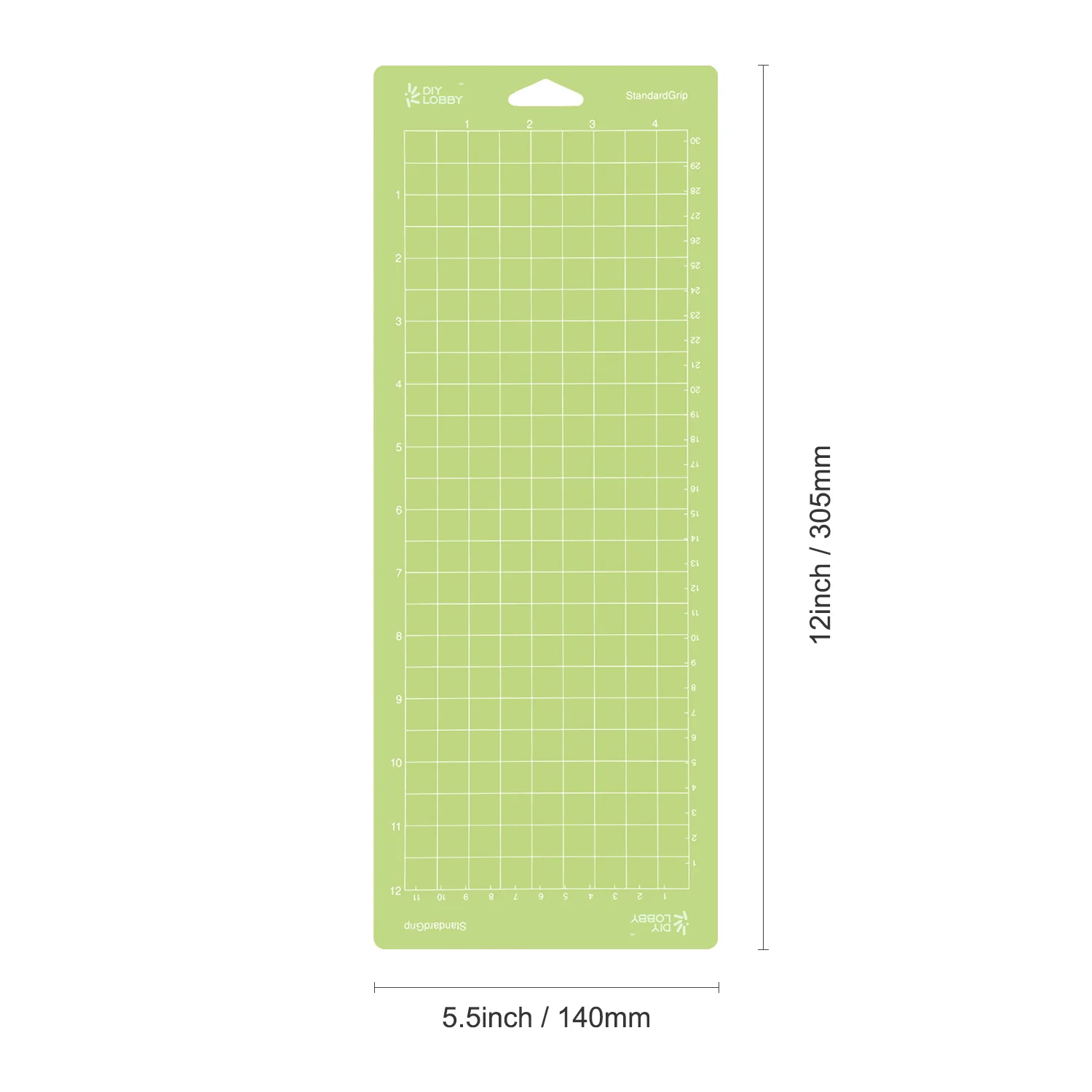 Diylobby Variety Adhesive Cutting Mat for Cricut Joy 4.5' X12' 4.5'X6.5' StandardGrip, LightGrip, StrongGrip