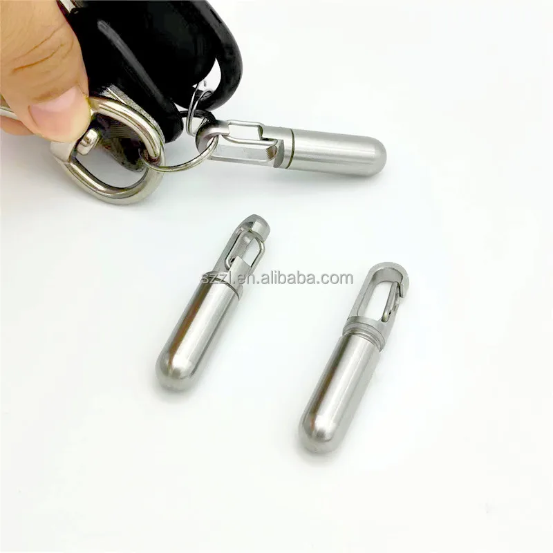 Заводская Высококачественная портативная Водонепроницаемая металлическая коробка для таблеток из нержавеющей стали под заказ алюминиевая маленькая бутылка