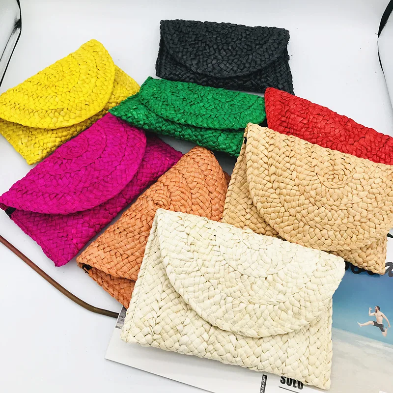 New corn fur woven bag hand Mobile phone bag coin wallet Japan and South Korea