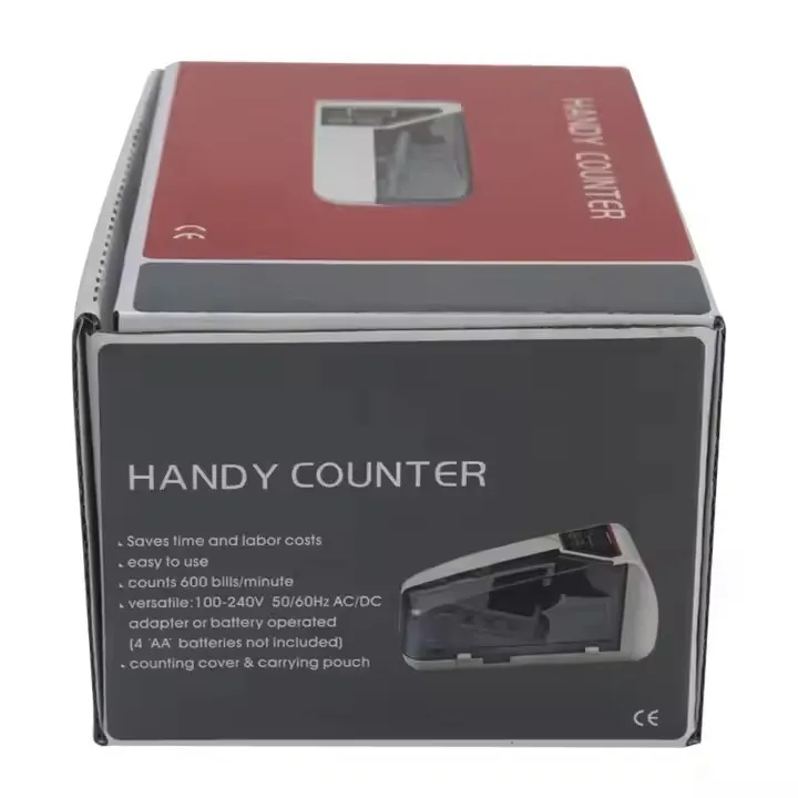 V30 Mini Portable Money Counter Handy LED Display Cash Bill Banknote Currency Counting Machine