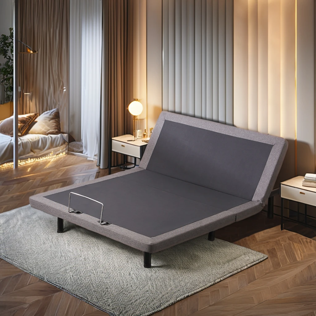 Massage Pliable Par De Controle De Telephone Bluetooth En Stock Aux Etats-Unis Eclairage Sous Le Lit Lit Electrique Bed