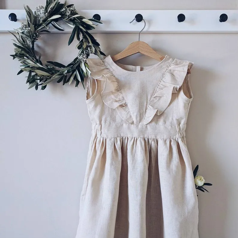 
bulk wholesale new arrival infant newborn baby comfortable solid sleeveless cotton girls dress organic baby clothing 