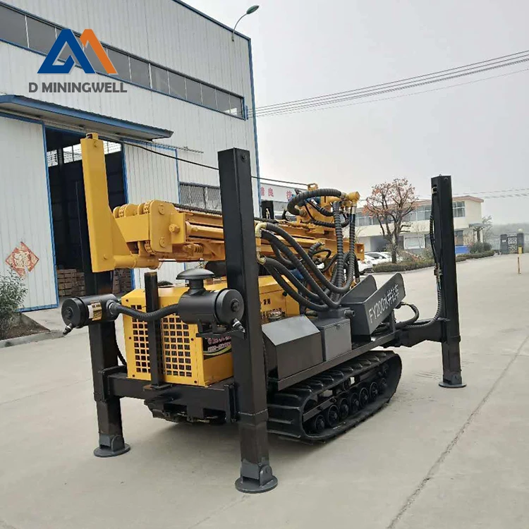 Буровая установка для бурения водяных скважин FY200 недорогая буровая DTH Hammer 200