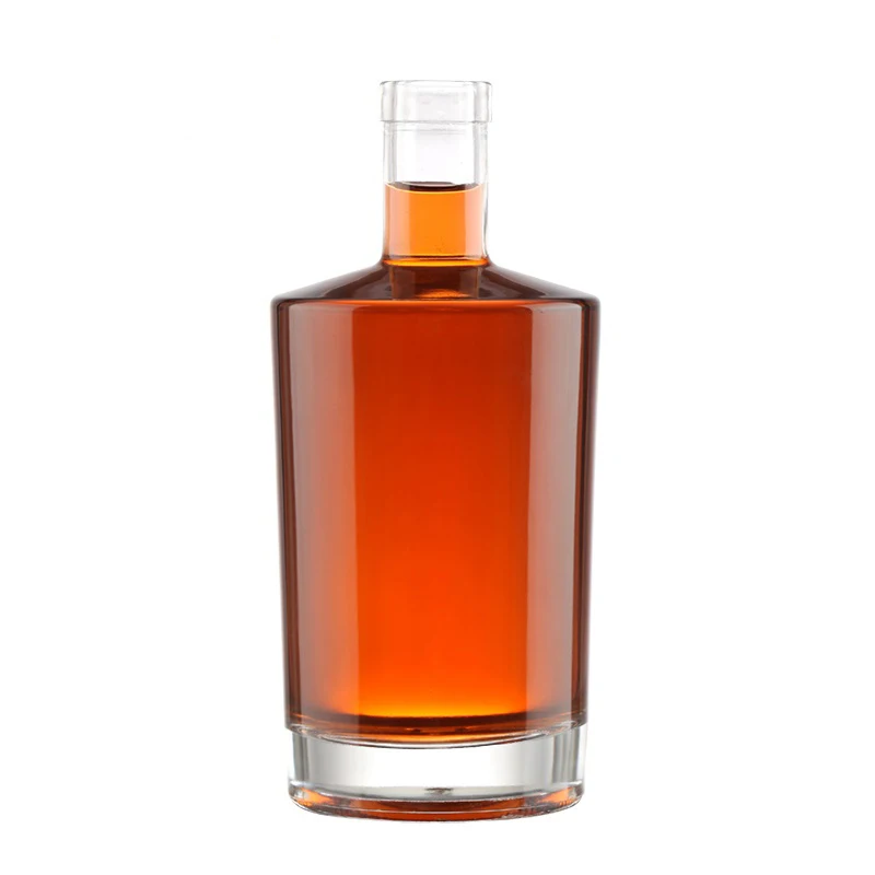 Custom excellent quality 500 ml soft drink bottle glass water liquor bottle with cap