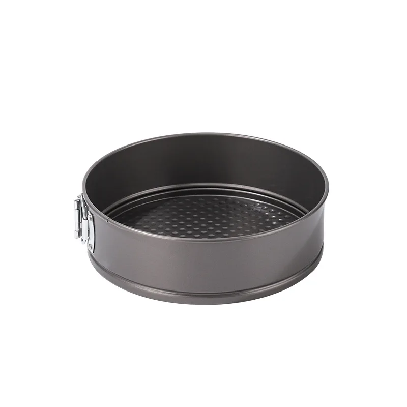 2024Hot sell non-stick round buckle loose bottom baking pan tools Round center square baking