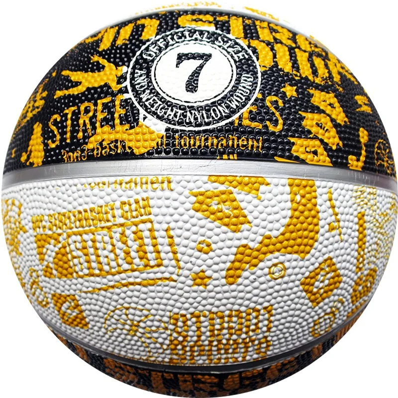 Promotion Basket ball Official Size 7 6 5 Custom Cheap Outdoor Training  Rubber Basketball ball