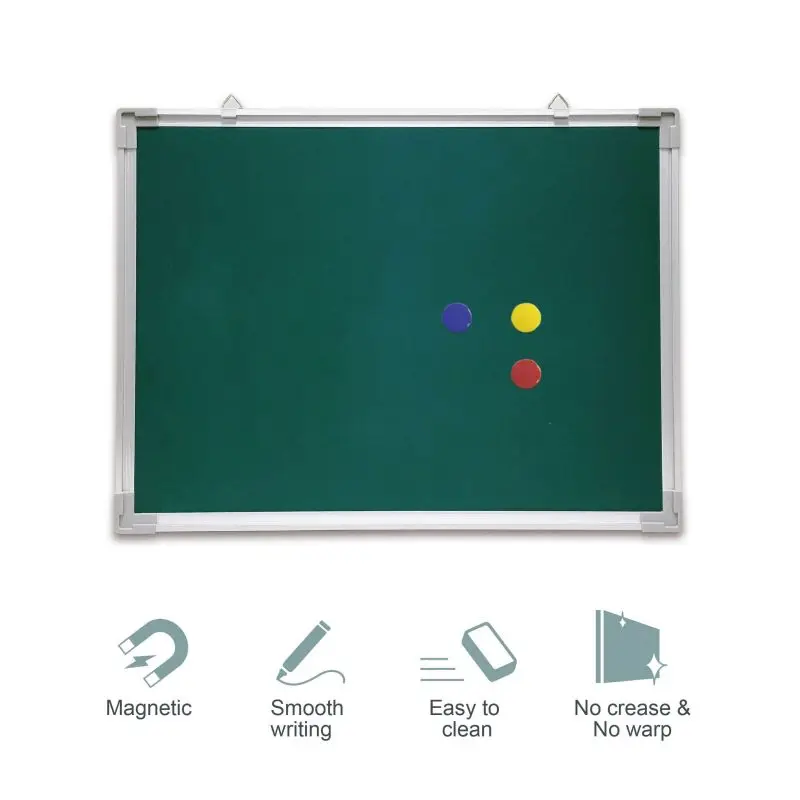 Custom Size Aluminum Frame Writing Blackboard Magnetic School Green Chalkboard