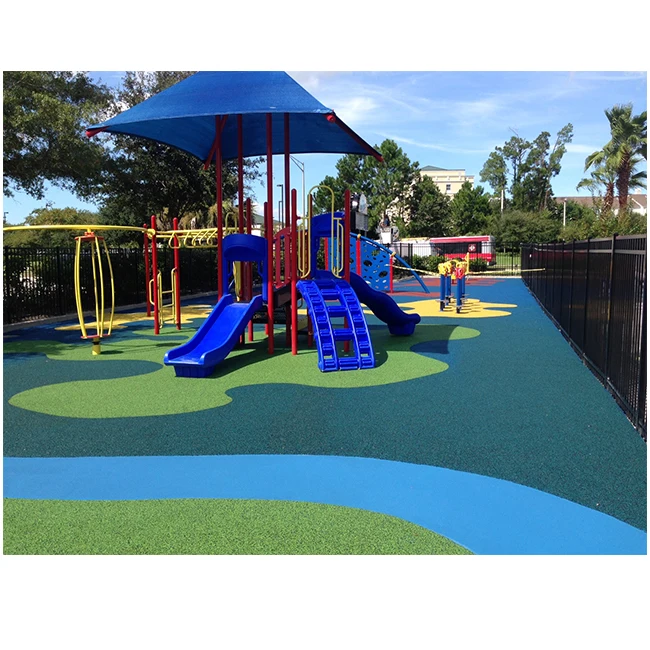 Outdoor Wet Pour EPDM Rubber Surface