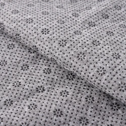 Factory price gray polyester 180g MOQ 1 meters non-woven non-slip fabric for sofa cover