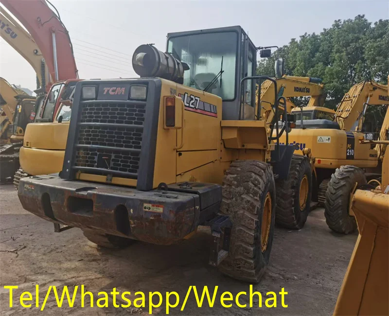 TCM L27 Mini Diesel Wheel Loader 5 Ton Rated Load New Condition JCB Core Motor Pump Gearbox Bearing Used Construction Machine