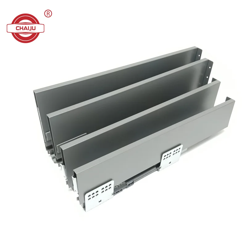 Furniture Hardware Supplies 45mm Full Extension Push Open Inflatable Slides Correderas Telescopicas Ball Bearing Slide