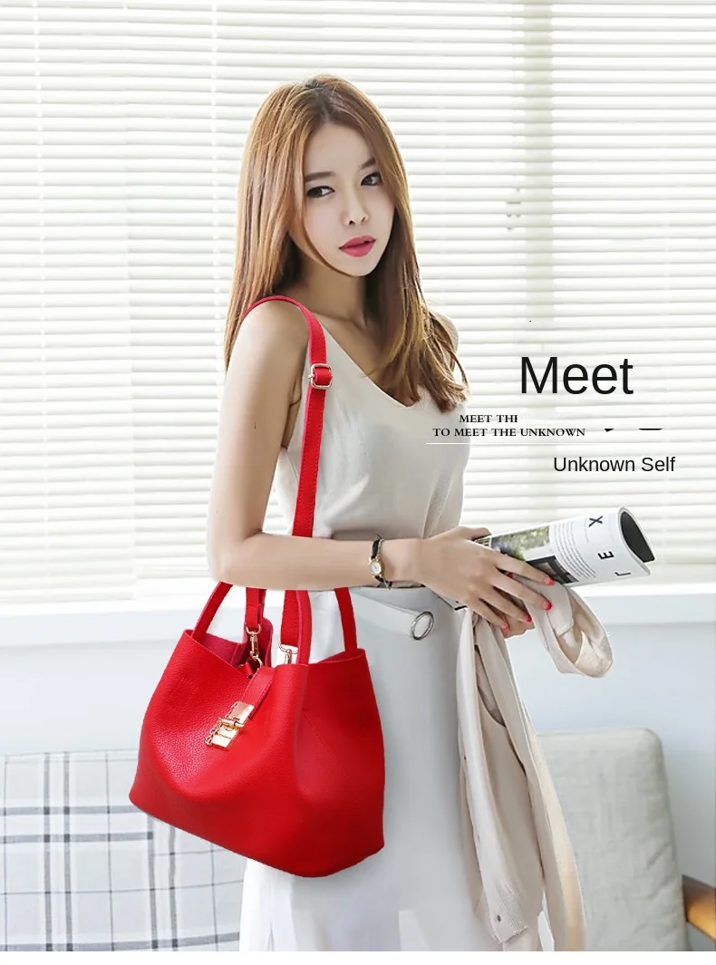 Custom Fashion Classic Womens Tote Bags Pu Leather Lady Hand Bags High Quality Genuine Leather Luxury Ladies Top Handbags