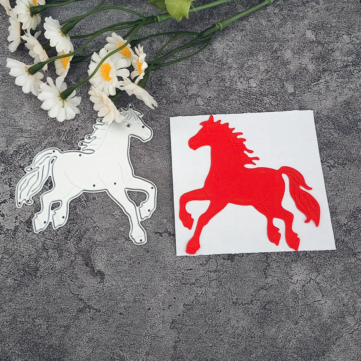 AAGU New Metal Cutting Dies Mould Scrapbooking Invitation Card Decoration Animal Horse Scrapbooking Craft Cutting Die