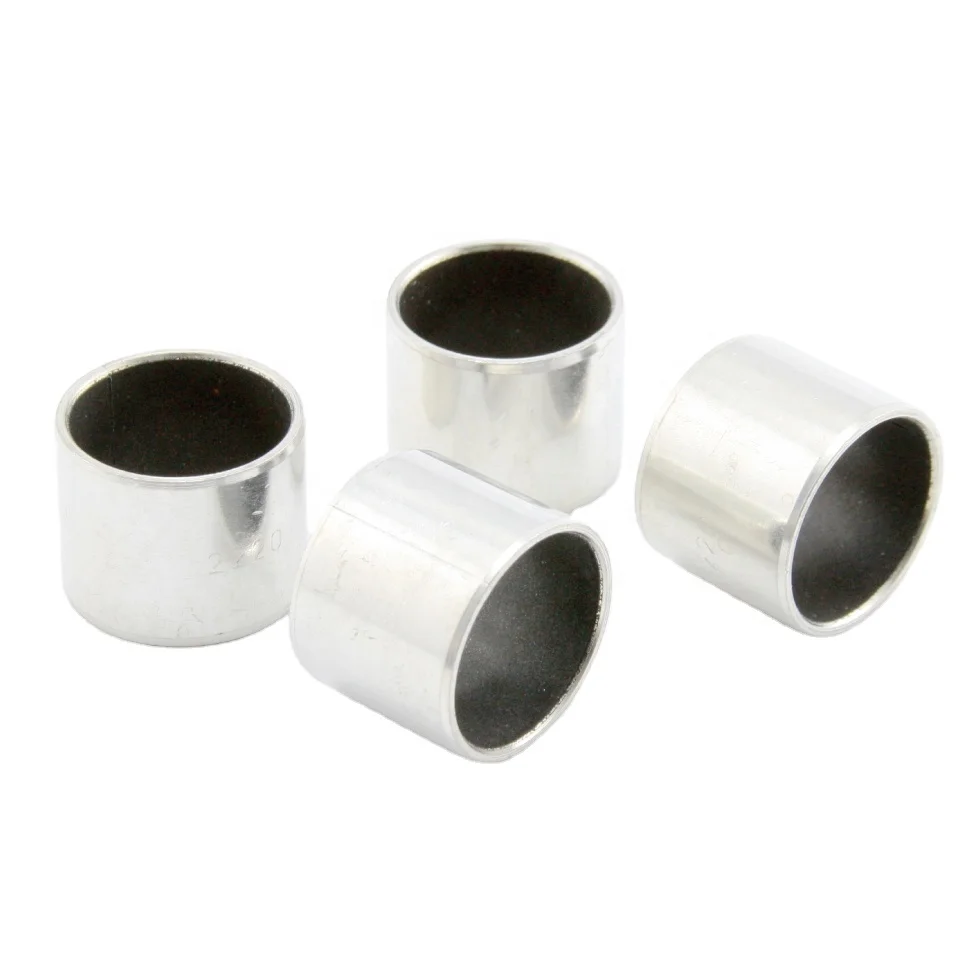 self-lubricating sheet metal lead free PTFE split steel trunnion bushings