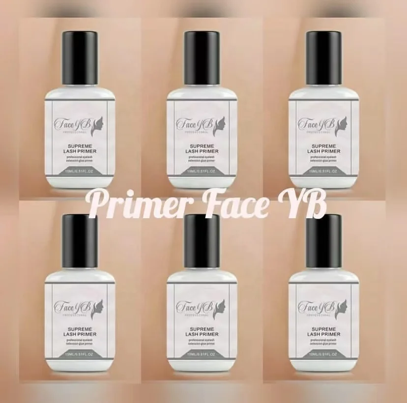 Resistance eyelash primer super quality lash prime prolong retention lash extension Private logo natural lash primer and bond