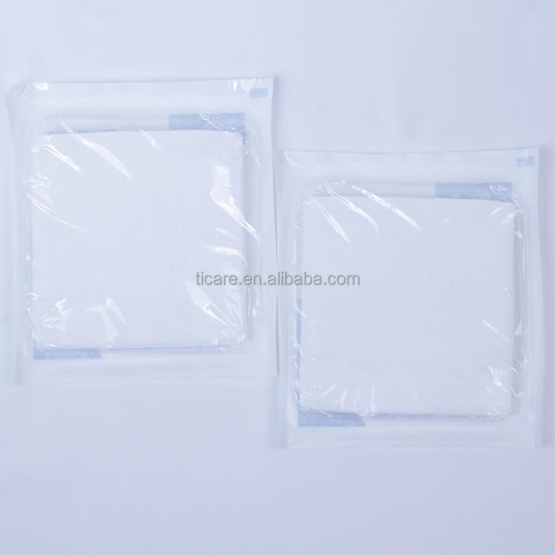 Sterile Medical Absorbent Surgical 100% Cotton Sterile Gauze Swab Sponge