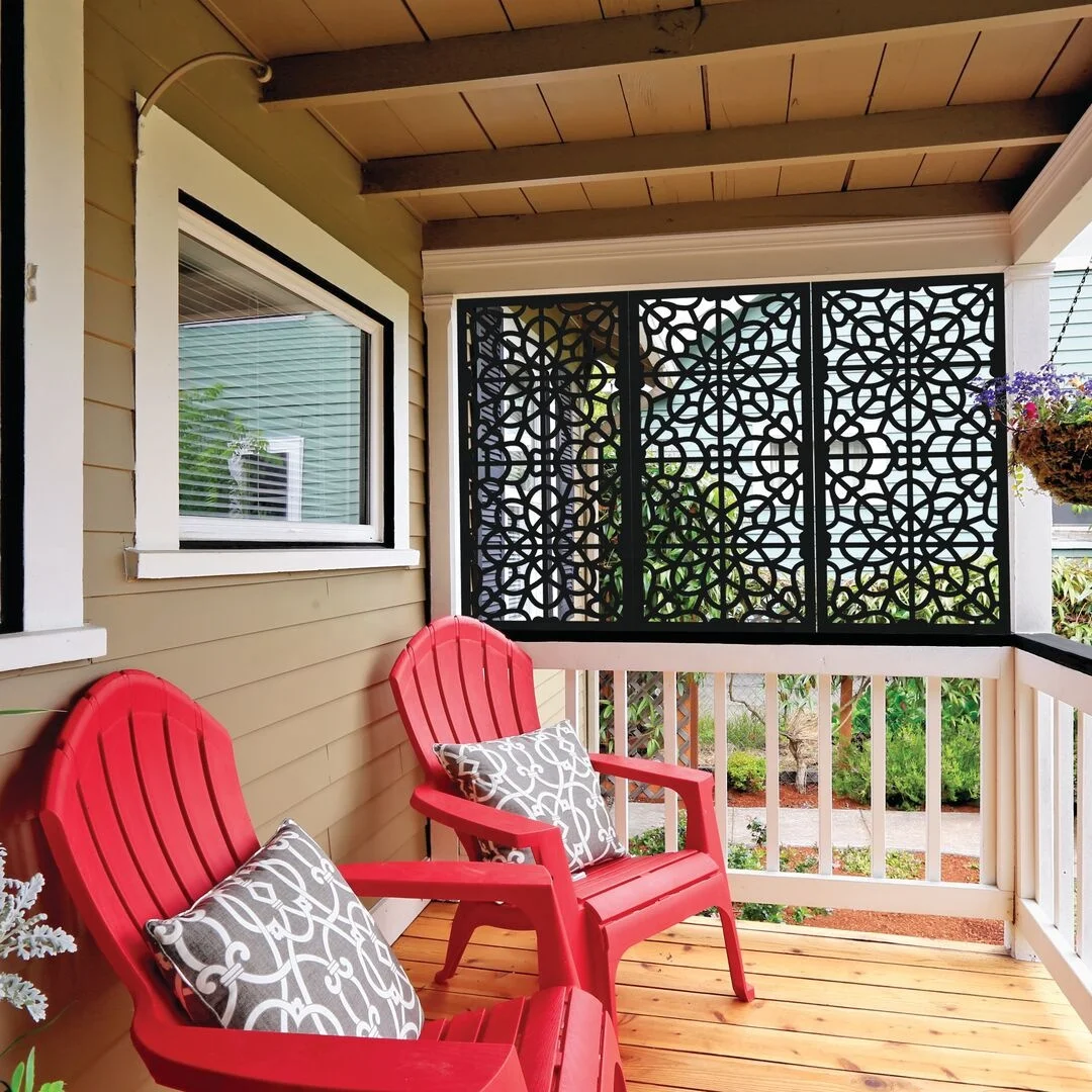 Indoor Room Decoration Laser Cut Wood Plastic Screen Carving Privacy Screen