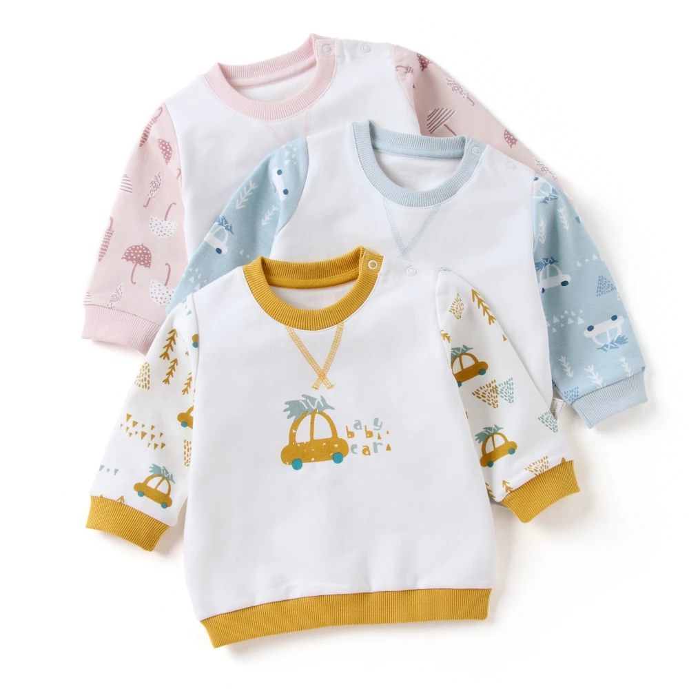 Good Price Wholesale Baby Sweaters Pullover Baby Cotton Sweatshirt Kids Clothes Girls 3-6 Baby Tops