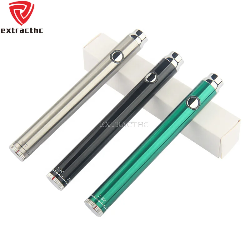 
 Индивидуальная фирменная твист тонкая восковая ручка с переменным напряжением 400mah cbd vape pen 510 thread vape pen battery  