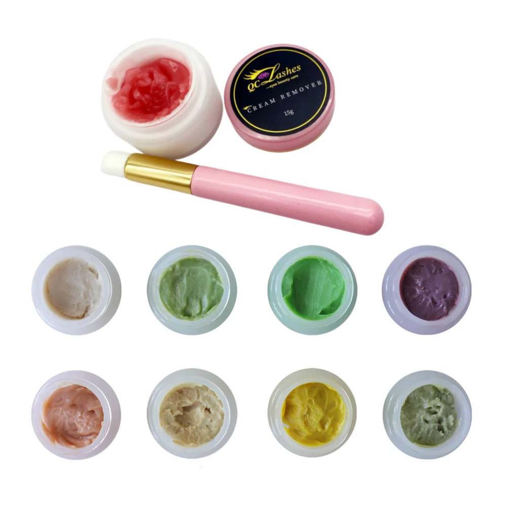 Wholesale Professional 10g fruit scent lash glue remover private label eyelash extension lash adhesive glue cream remover