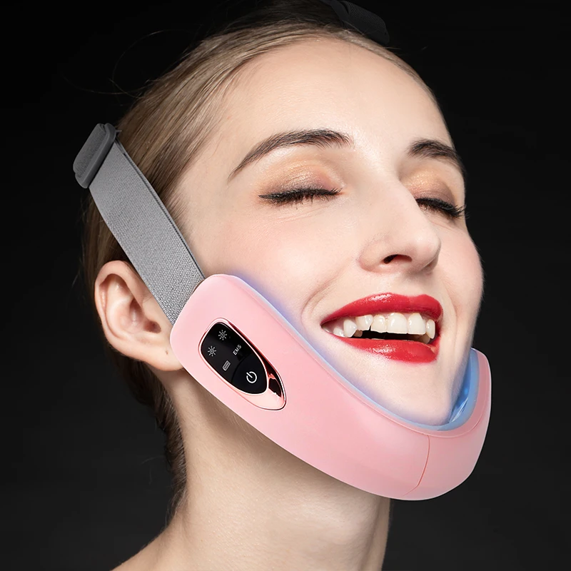 Electric Face-Lifting Device V-Face Lift Belt V Face Lifting Double Chin Massager