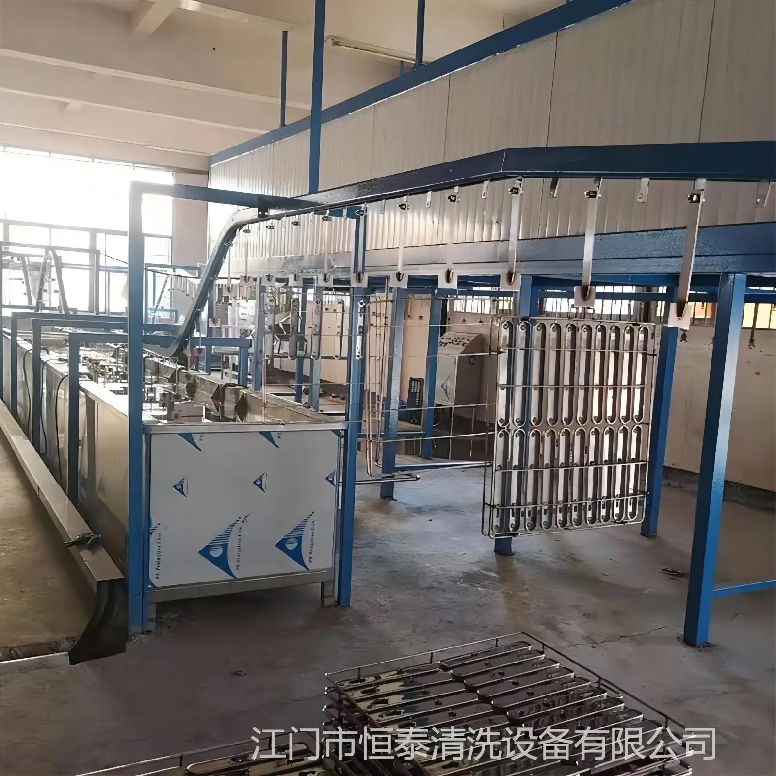 Coating Line Pretreatment Oil Removal and Rust Prevention Cleaning Machine High Pressure Spray Cleaning Drying Line