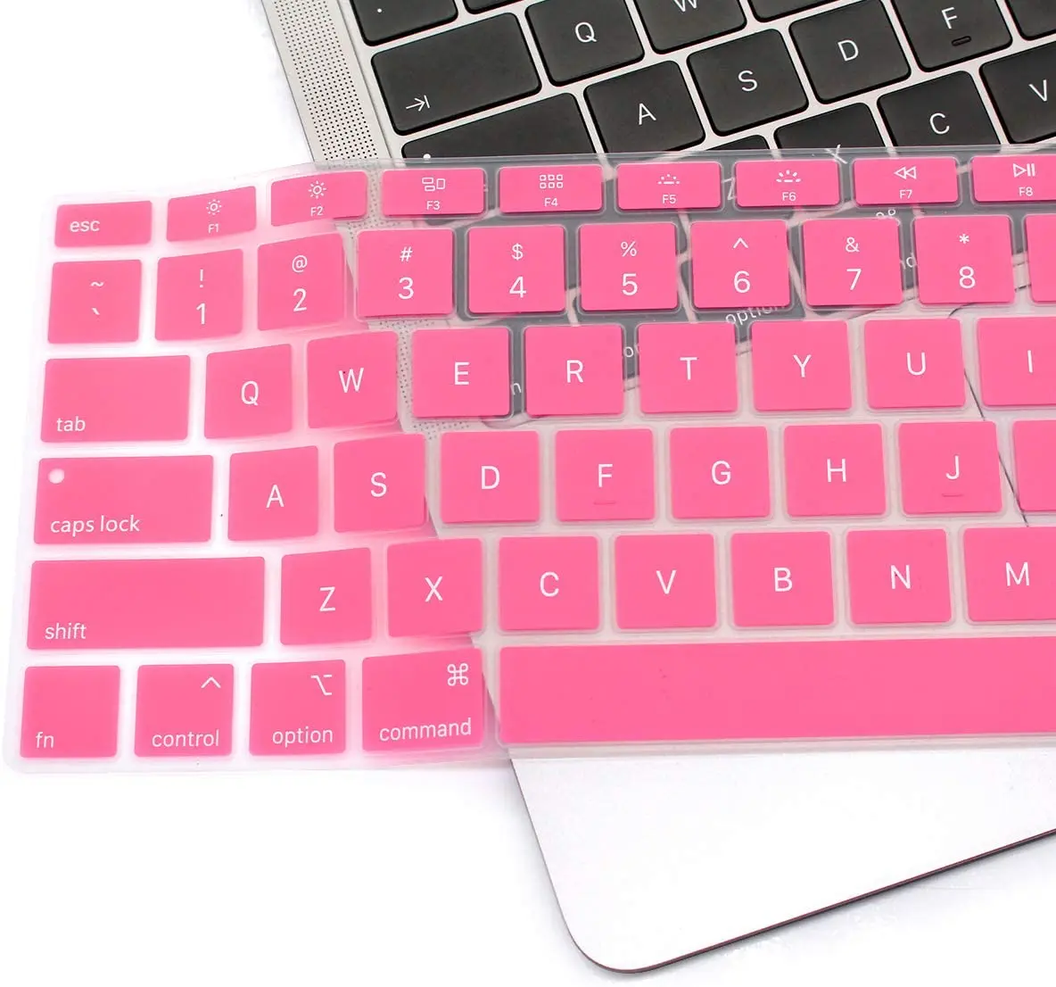 custom hard color ncr atm silicone glow in the dark keyboard cover laptop pro arabic korean keyboard cover