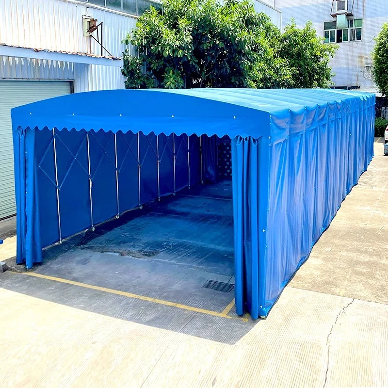 Outdoor sliding tents push-pull tent